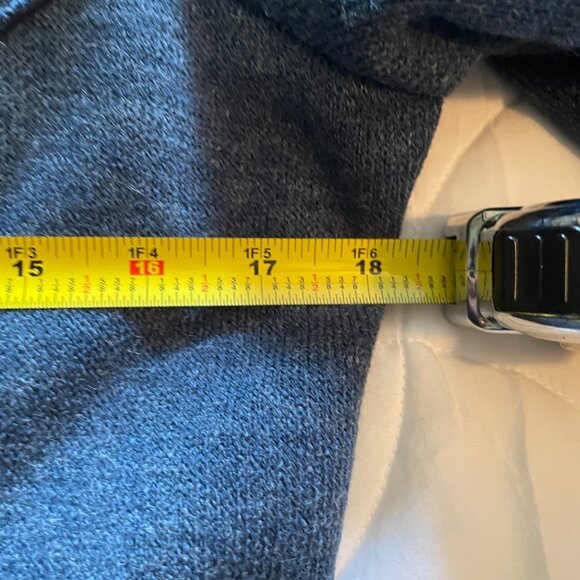 Alp-n-Rock Kitz Fleece Jacket Full Zip Blue Ski Embroidered Cross Stitch Patch - Picture 15 of 16